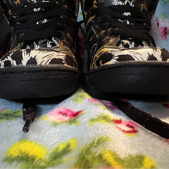 Rare Jeremy Scott x Adidas JS Instinct Hi Leopard Sneakers 4M/6W EUC - Picture 9 of 9